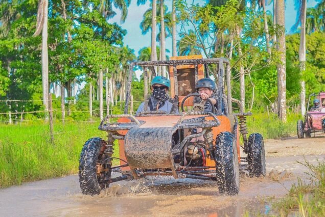 Punta Cana Mega Adventure Combo: Buggy + Zip Line + Horseback Riding + Splash